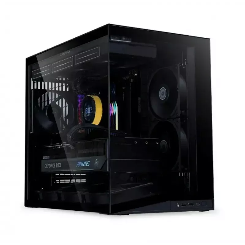 Obudowa komputerowa Lian Li PC-Gehäuse O11 Dynamic Mini V2 Flow Czarny