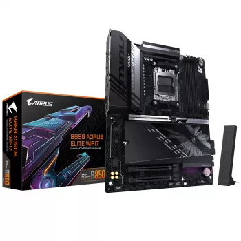 Płyta główna GIGABYTE B850 AORUS ELITE WIFI7 — AMD B850, Socket AM5, ATX, DDR5, 4x DIMM, 256GB, Wi‑Fi 7, 2.5Gb LAN