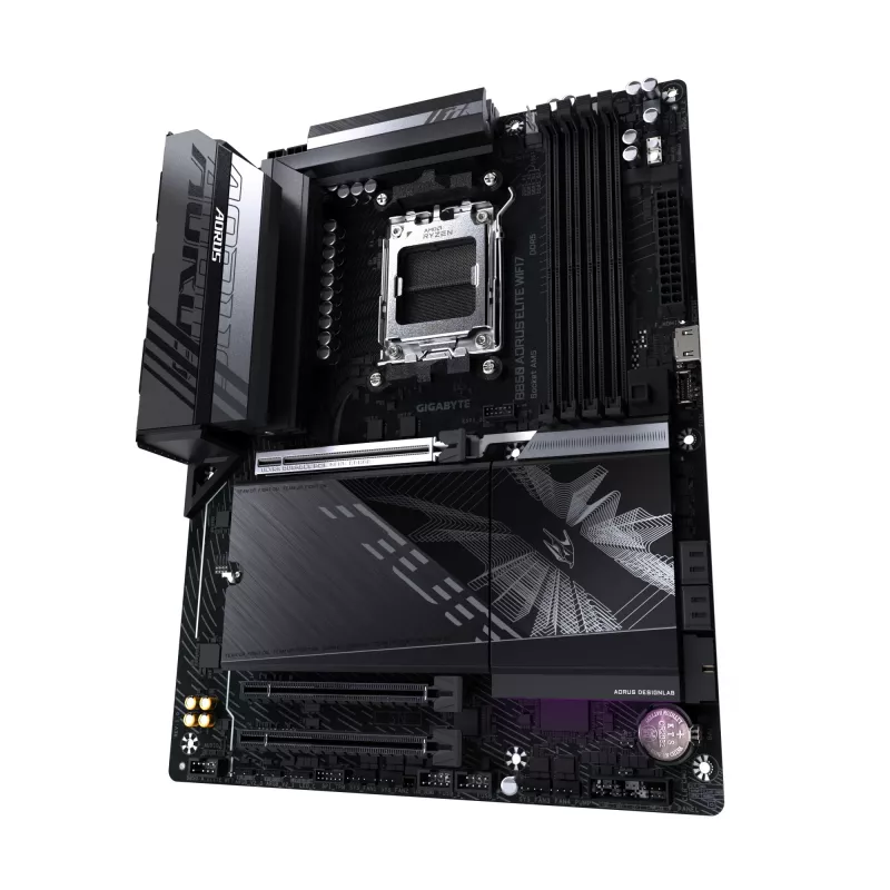 Płyta główna GIGABYTE B850 AORUS ELITE WIFI7 — AMD B850, Socket AM5, ATX, DDR5, 4x DIMM, 256GB, Wi‑Fi 7, 2.5Gb LAN