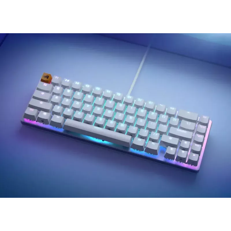 Klawiatura Glorious PC Gaming Race GMMK 2 65% mechaniczna RGB biała