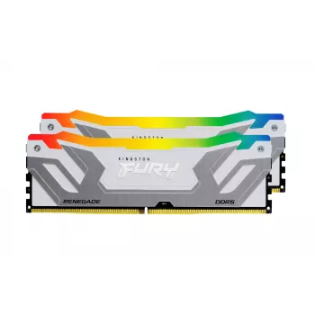 Kingston Technology FURY 48 GB 8400 MT/s DDR5 CL40 CUDIMM (zestaw 2 szt.) Renegade RGB biały XMP