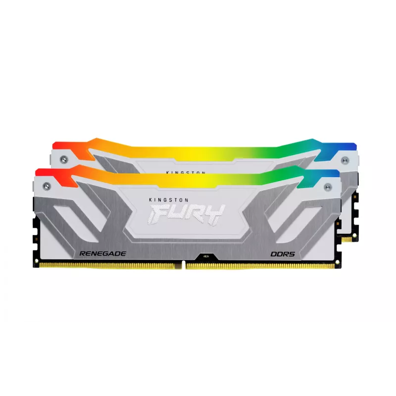 Kingston Technology FURY 48 GB 8400 MT/s DDR5 CL40 CUDIMM (zestaw 2 szt.) Renegade RGB biały XMP