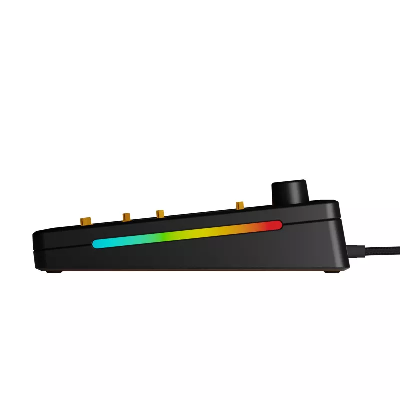 Klawiatura mechaniczna GLORIOUS GMMK 3 75% Barebones przewodowa USB RGB czarna