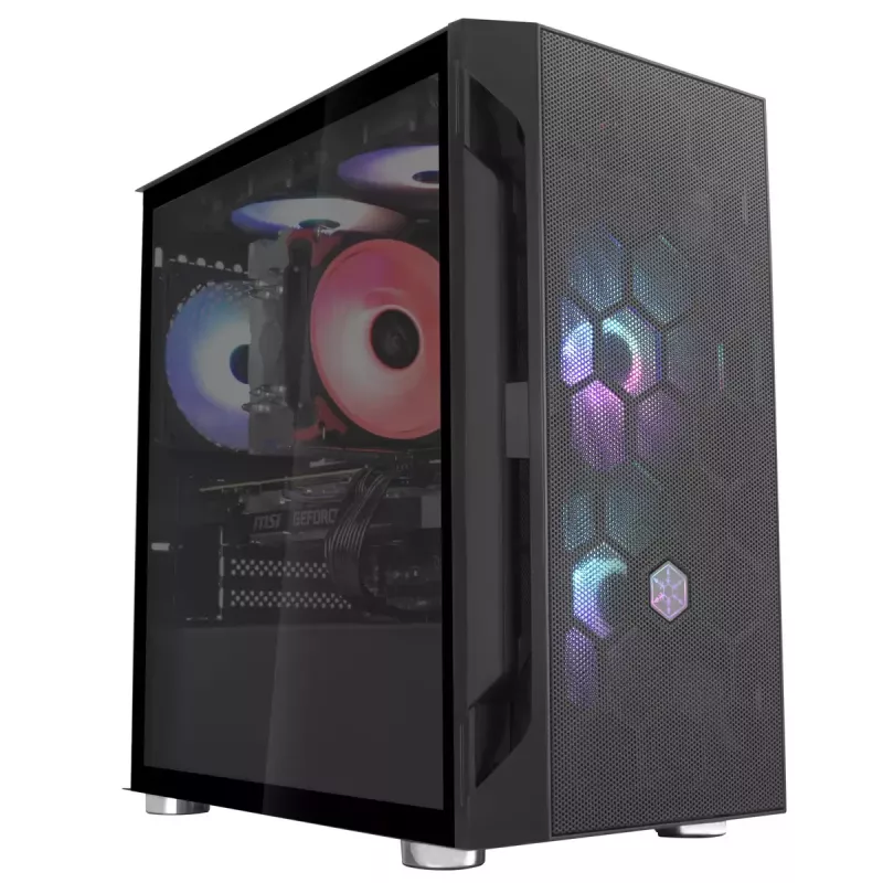 Obudowa PC Silverstone FARA H1M Micro Tower Czarna