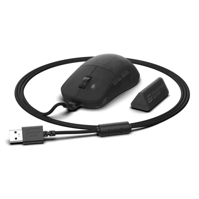 Mysz gamingowa Endgame Gear OP1W 4K V2 — dla praworęcznych, optyczna 30 000 DPI, bezprzewodowa RF + USB Type-A, 7 przycisków, szara