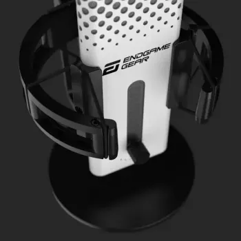 Mikrofon PC Endgame Gear XSTRM — przewodowy USB, czułość -36 dB, 20–20000 Hz, sterowanie dotykowe, kabel 2 m, czarny/biały