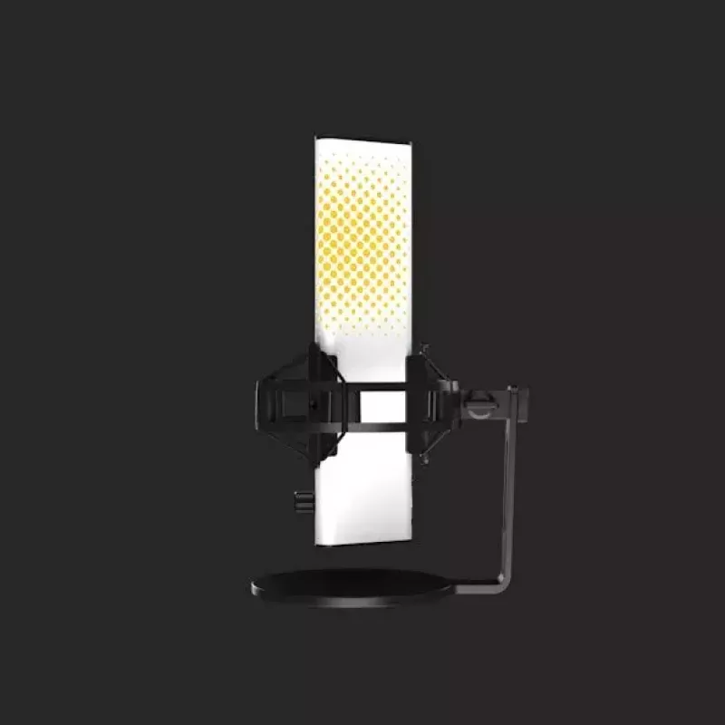Mikrofon PC Endgame Gear XSTRM — przewodowy USB, czułość -36 dB, 20–20000 Hz, sterowanie dotykowe, kabel 2 m, czarny/biały