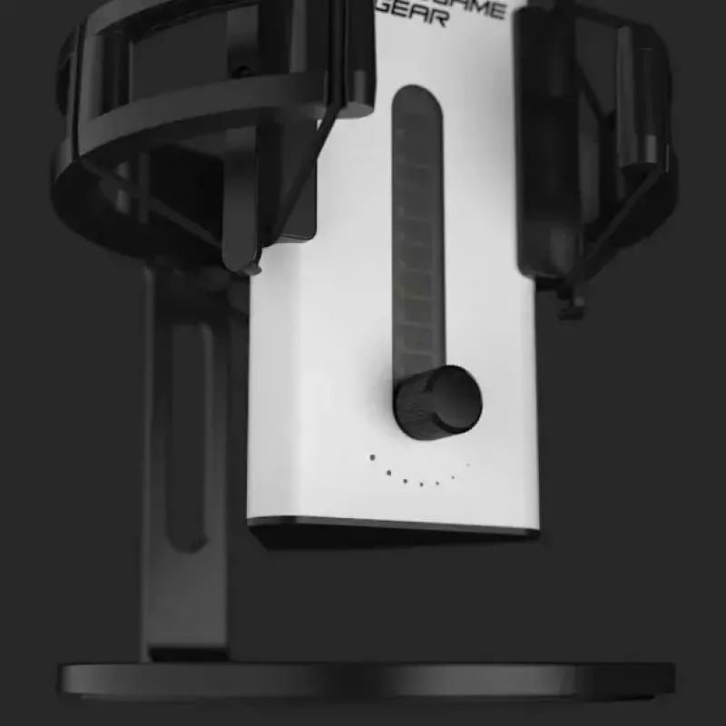 Mikrofon PC Endgame Gear XSTRM — przewodowy USB, czułość -36 dB, 20–20000 Hz, sterowanie dotykowe, kabel 2 m, czarny/biały