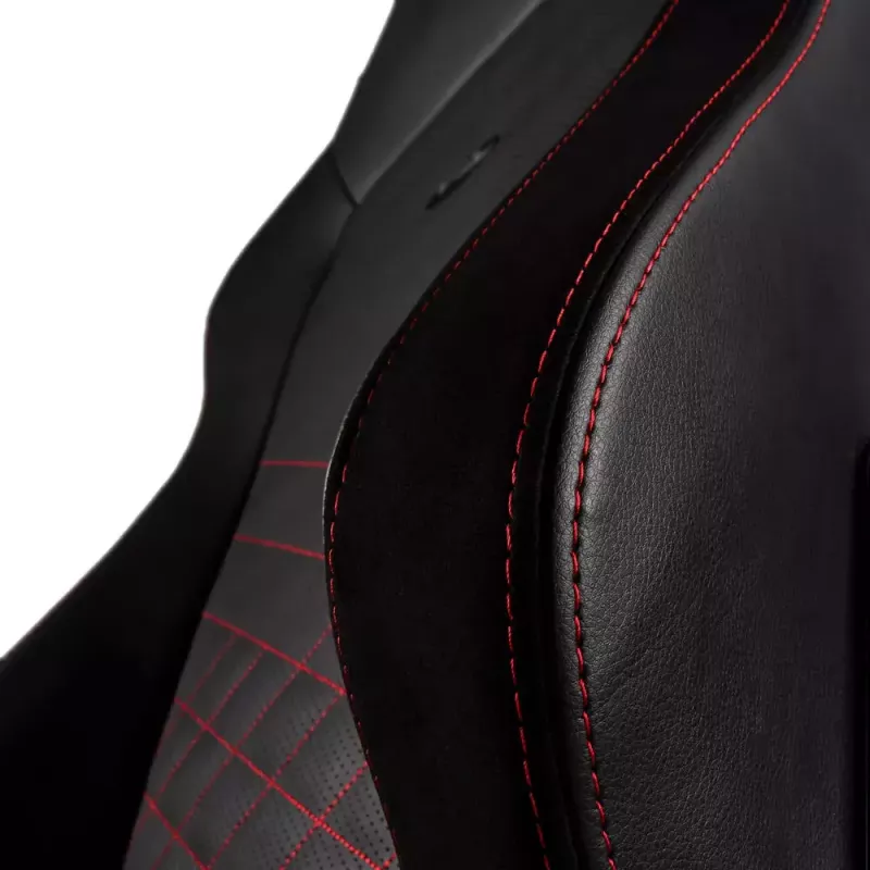 Fotel gamingowy noblechairs Hero PU Leather — siedzisko wypełnione powietrzem, wyściełane oparcie