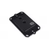 Water block + Backplate Aquatuning GmbH 13058 Acetal miedź Czarny 63mm 73mm 21mm