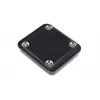Water block + Backplate Aquatuning GmbH 13058 Acetal miedź Czarny 63mm 73mm 21mm