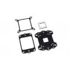 Water block + Backplate Aquatuning GmbH 13058 Acetal miedź Czarny 63mm 73mm 21mm