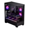 Obudowa PC Phanteks XT View Tower Czarny — Midi-Tower, szkło hartowane, RGB, obsługa ATX/EATX/Micro-ATX/Mini-ITX, GPU do 41,5 cm, chłodzenie CPU 184 mm