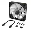 Wentylator Corsair iCUE LINK RX140 RGB 14 cm Czarny 300-1700 RPM Łożysko magnetyczne