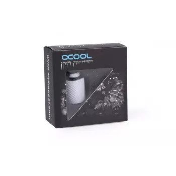 Złączka do węża Alphacool 17568 Biała gwint 1/4 cala głębokość 20 mm