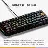Glorious Gaming GMMK 3 HE 65% Prebuilt Wired Czarny - US, Wired, USB, Mechanical, QWERTY, RGB LED, Czarny