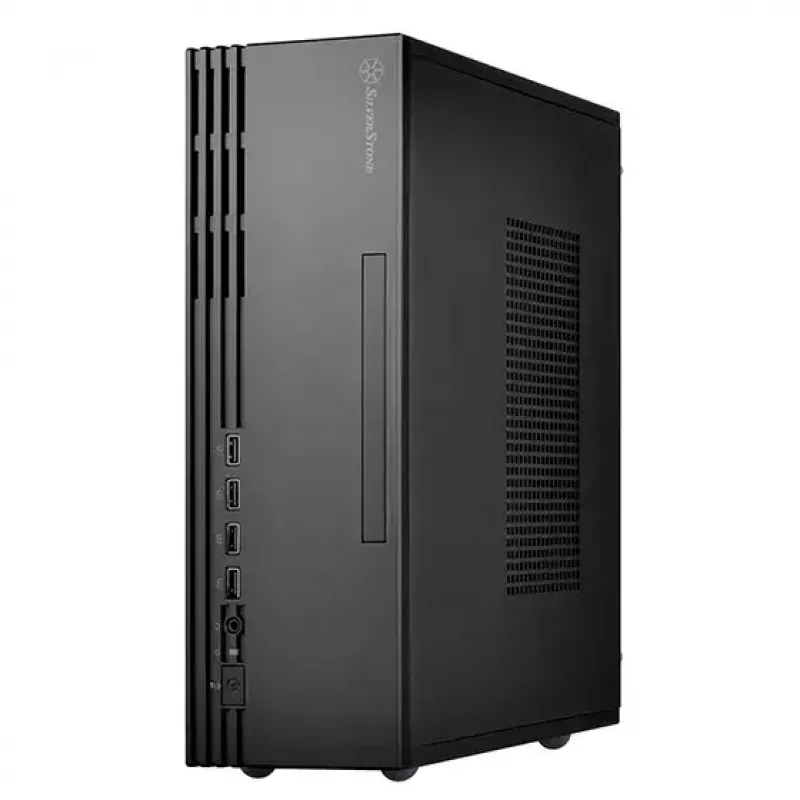 SilverStone MILO 11 SST-ML11B cienki Micro-ATX Obudowa Komputera Stacjonarnego