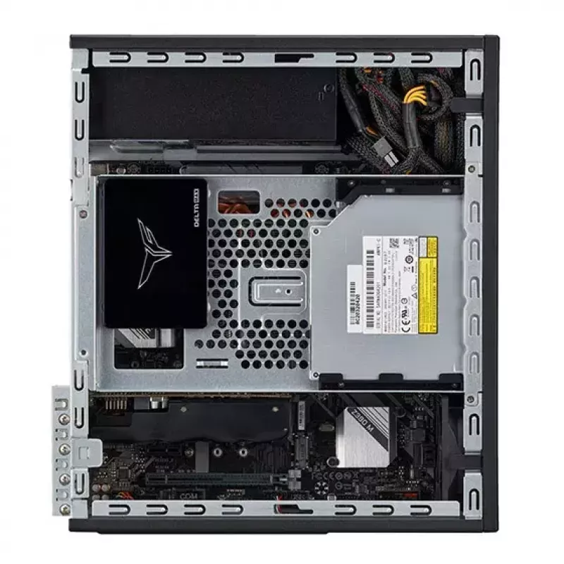 SilverStone MILO 11 SST-ML11B cienki Micro-ATX Obudowa Komputera Stacjonarnego