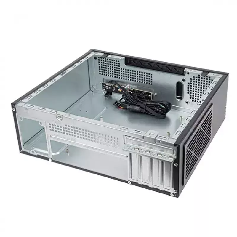 SilverStone MILO 11 SST-ML11B cienki Micro-ATX Obudowa Komputera Stacjonarnego