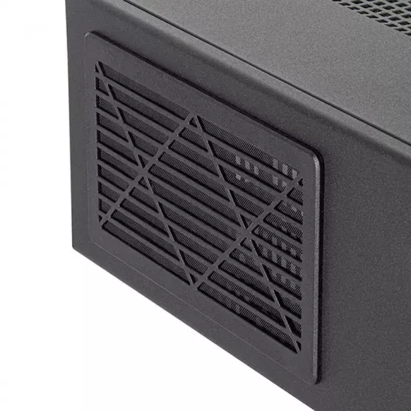 SilverStone MILO 11 SST-ML11B cienki Micro-ATX Obudowa Komputera Stacjonarnego