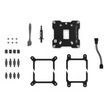 Blok wodny Alphacool Core 1 LT Aurora Acrylic miedź Nickel Czarny Transparent