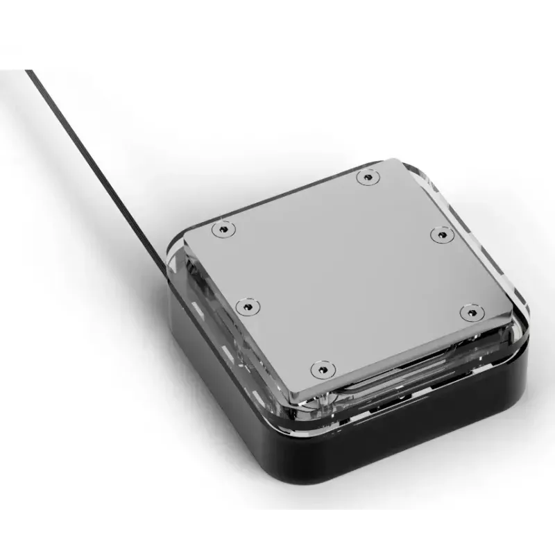 Blok wodny Alphacool Core 1 LT Aurora Acrylic miedź Nickel Czarny Transparent