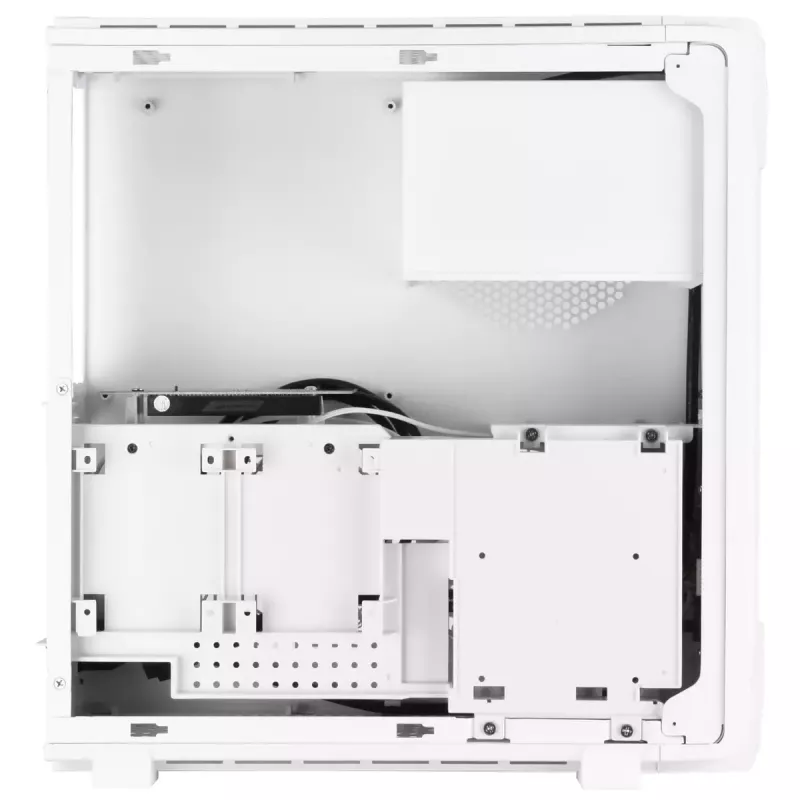 Obudowa PC Silverstone RVZ03-ARGB Desktop biała