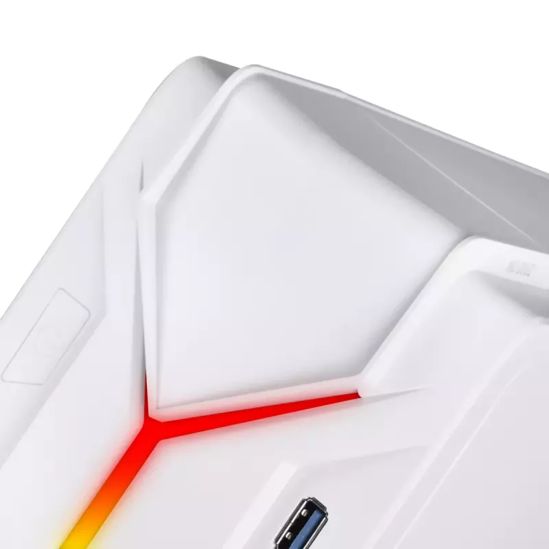 Obudowa PC Silverstone RVZ03-ARGB Desktop biała