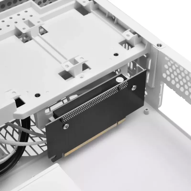 Obudowa PC Silverstone RVZ03-ARGB Desktop biała
