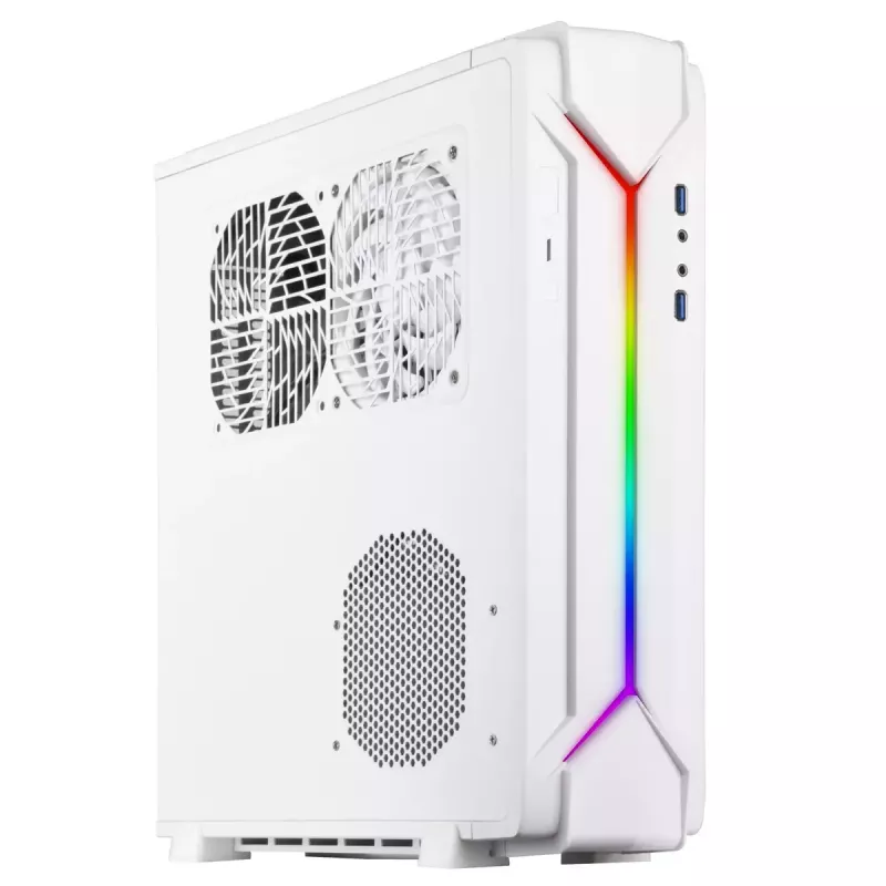 Obudowa PC Silverstone RVZ03-ARGB Desktop biała