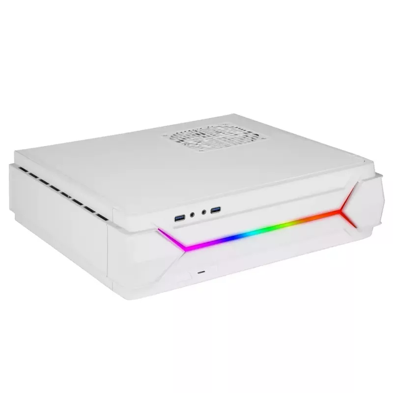 Obudowa PC Silverstone RVZ03-ARGB Desktop biała