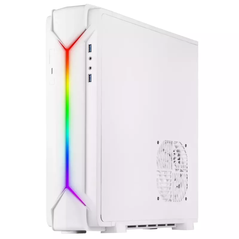 Obudowa PC Silverstone RVZ03-ARGB Desktop biała