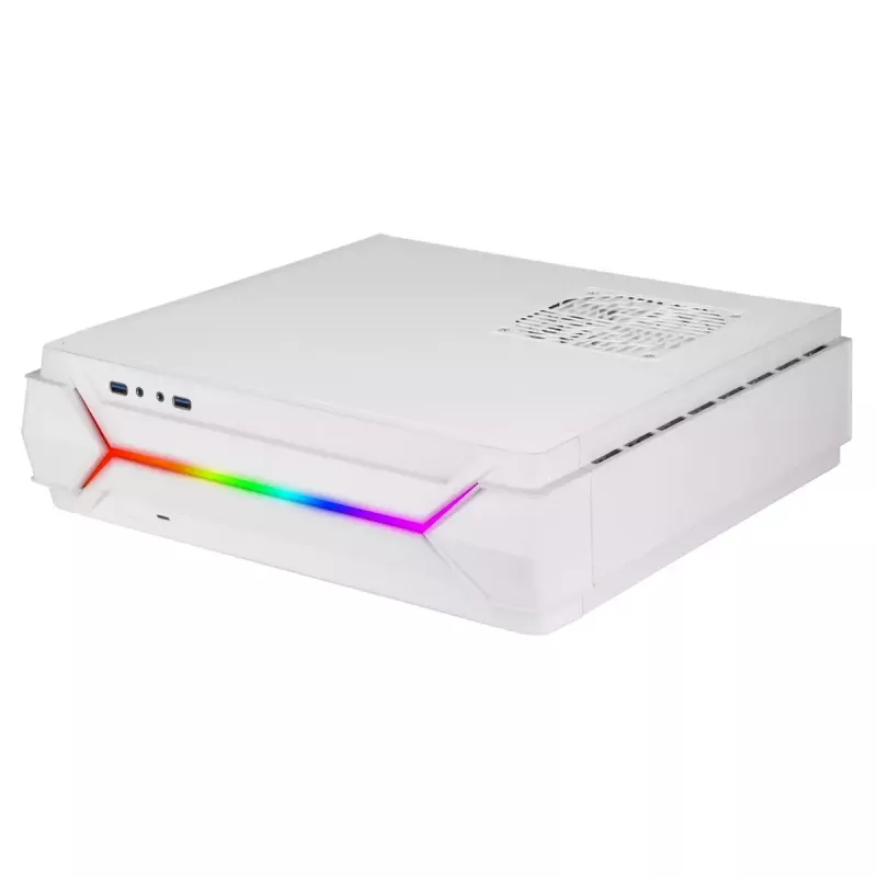 Obudowa PC Silverstone RVZ03-ARGB Desktop biała