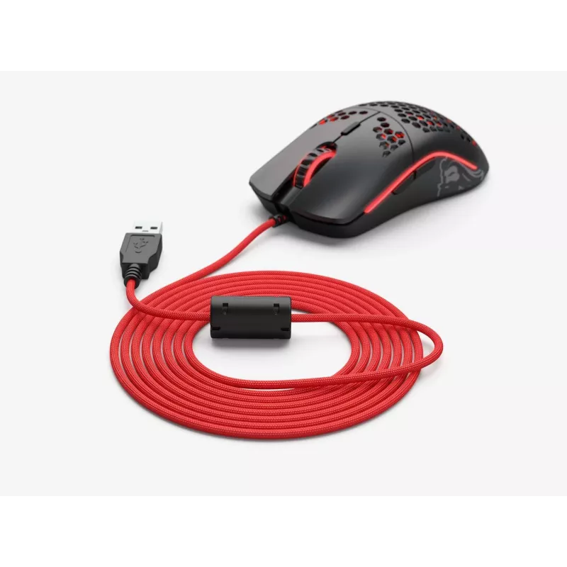 Kabel do myszy GLORIOUS G-ASC-RED czerwony 2 m w oplocie zamienny