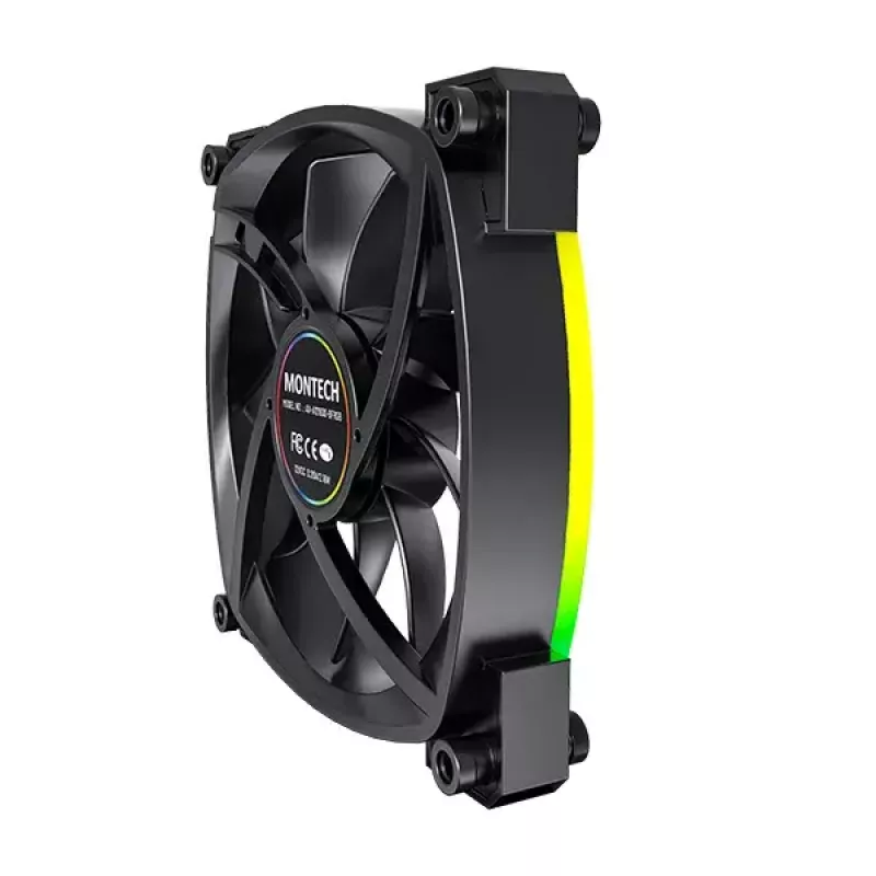 Moduł wentylatora Montech AX120 PWM 120mm 12V Czarny 3-pin 4-pin