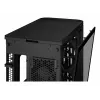 Obudowa PC ASUS ProArt PA401 Wood TG PWM Tower Czarny — ATX, hartowane szkło, 2 wentylatory przednie 160 mm, USB-C, obsługa GPU 31,5 cm