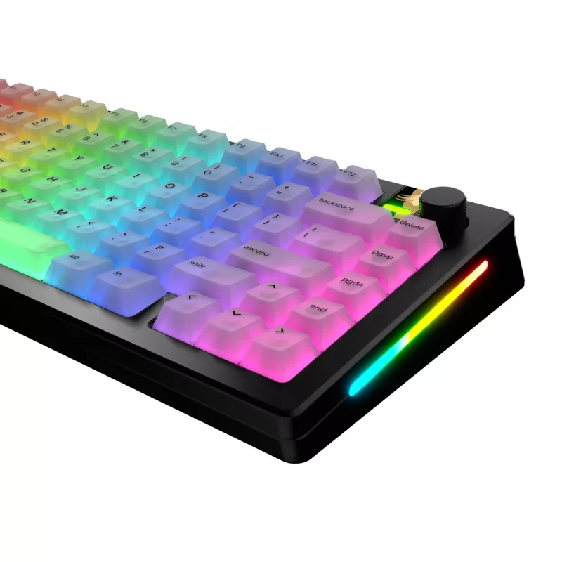 Keycaps GLORIOUS Polychroma V2 RGB US layout — zestaw wymienny do klawiatur mechanicznych
