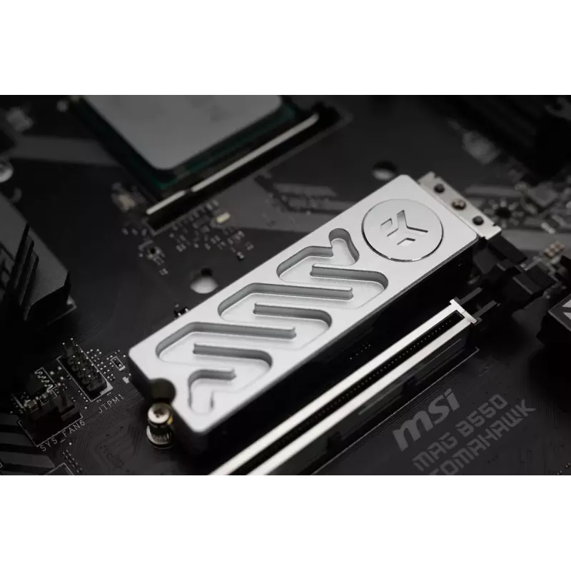 Radiator EK Water Blocks Quantum Convection M.2 NVMe Aluminium srebrny 24mm 75mm 11.3mm
