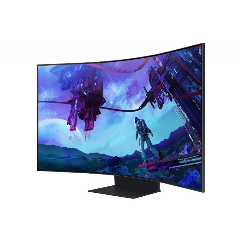 Monitor komputerowy Samsung G97NC 139,7 cm (55 cali) 3840 x 2160 pikseli 4K Ultra HD LED Czarny