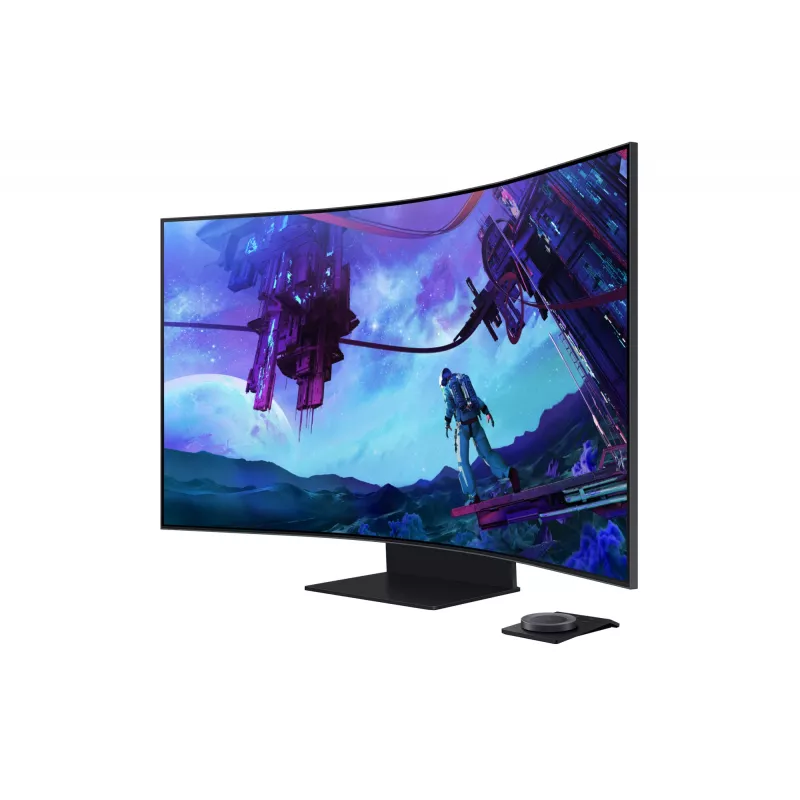 Monitor komputerowy Samsung G97NC 139,7 cm (55 cali) 3840 x 2160 pikseli 4K Ultra HD LED Czarny