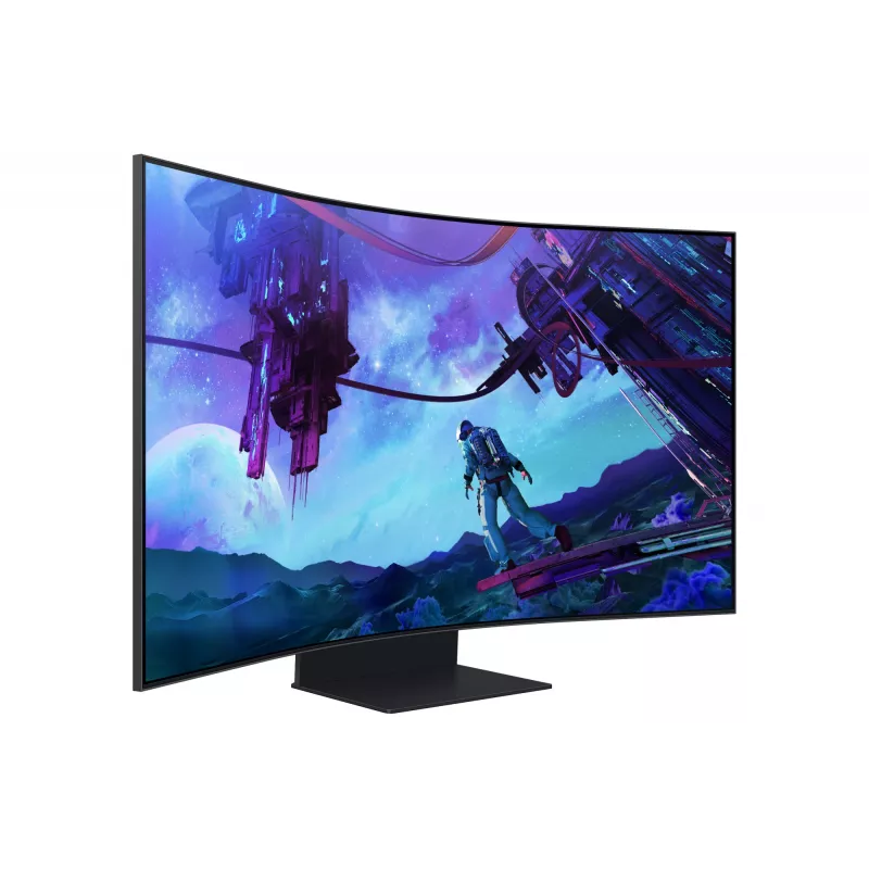 Monitor komputerowy Samsung G97NC 139,7 cm (55 cali) 3840 x 2160 pikseli 4K Ultra HD LED Czarny