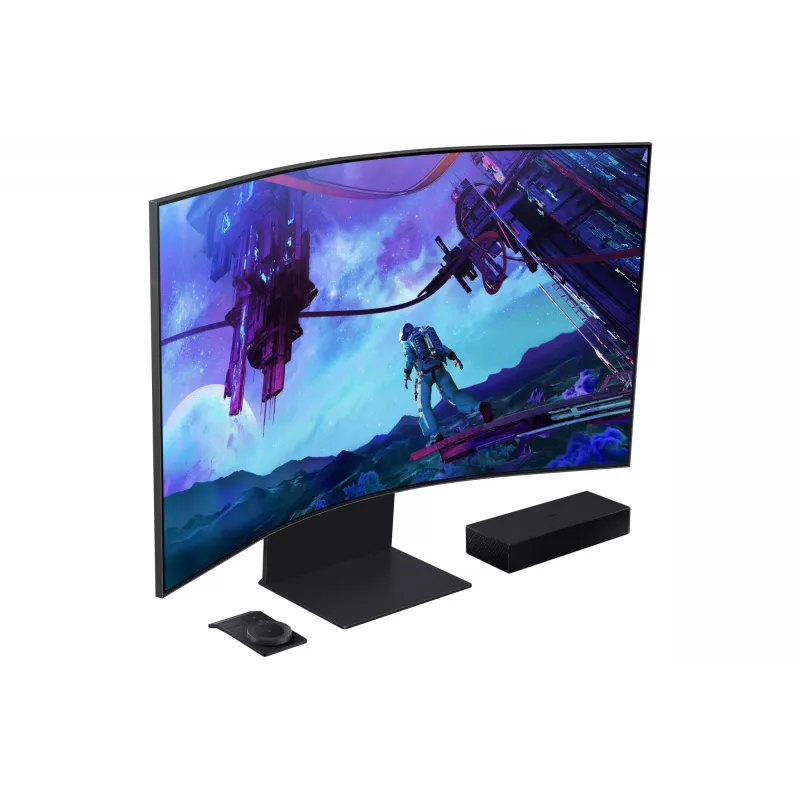 Monitor komputerowy Samsung G97NC 139,7 cm (55 cali) 3840 x 2160 pikseli 4K Ultra HD LED Czarny