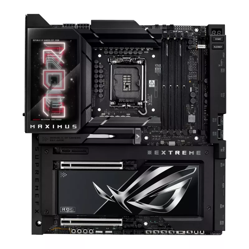 Płyta główna ASUS ROG MAXIMUS Z890 EXTREME — Intel Z890, LGA 1851, Extended ATX, DDR5, 4 DIMM, Wi‑Fi 7, 10Gb Ethernet