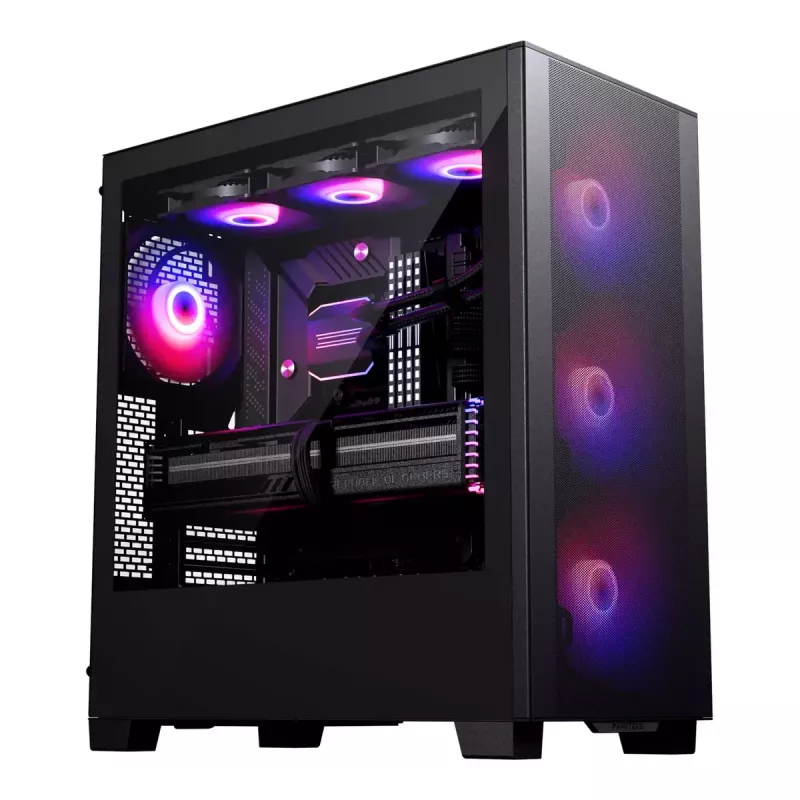 Obudowa PC PHANTEKS XT Pro Ultra Midi Tower Czarna — ATX/EATX, Szkło hartowane, 2x3.5 inch + 5x2.5 inch, USB-C