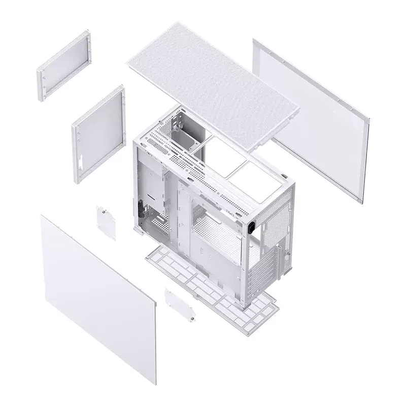 Jonsbo D41 MESH Midi Tower Biała obudowa PC