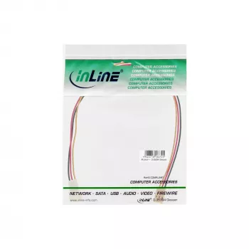 InLine Fan kabel Extension 3pin Molex męski/żeński długość 0,30m