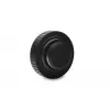 Zaślepka EKWB EK-Quantum Torque Plug — Mosiądz, Czarny/Srebrny, Ø 23 mm, Wysokość 5,5 mm