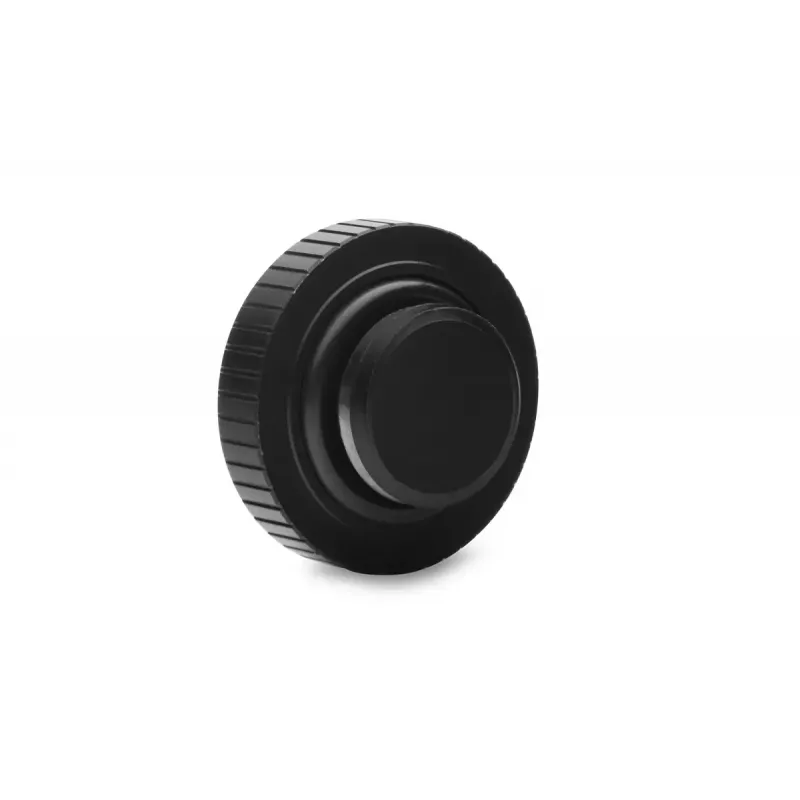 Zaślepka EKWB EK-Quantum Torque Plug — Mosiądz, Czarny/Srebrny, Ø 23 mm, Wysokość 5,5 mm
