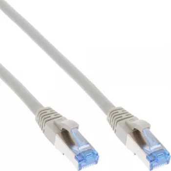 InLine Patch kabel S/FTP PiMF Cat.6A halogen free 500MHz szary 1m