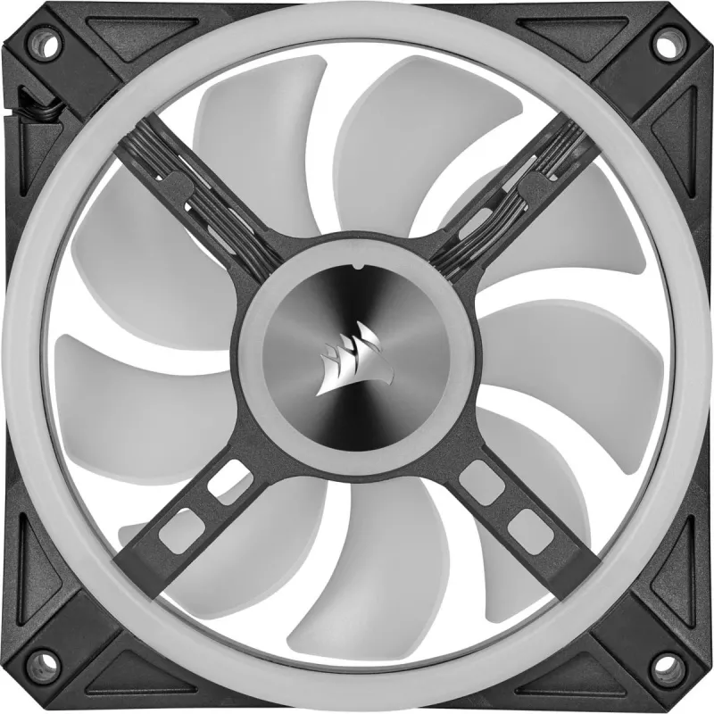 CORSAIR Icue Ql140 RGB 140mm Pwm Dual Fan Kit Z Lighting Node Core